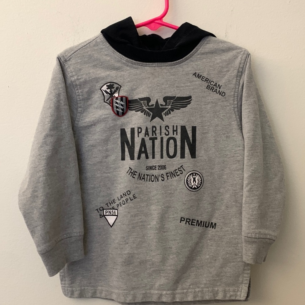Parish Nation Hooded Shirt Size 4T
